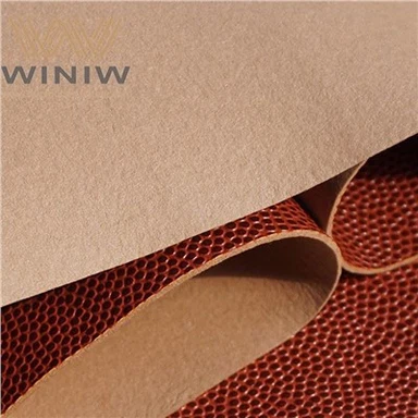 Prispôsobená hnedá umelá basketbalová koža