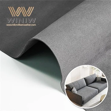 1,2 mm ultrasuede vegánska koža Semišový materiál z mikrovlákna na pohovku