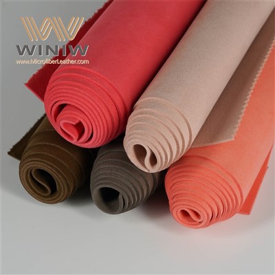0.6 mm mikrovlákno Ultra-Suede Fabric PU Suede Automobilový materiál